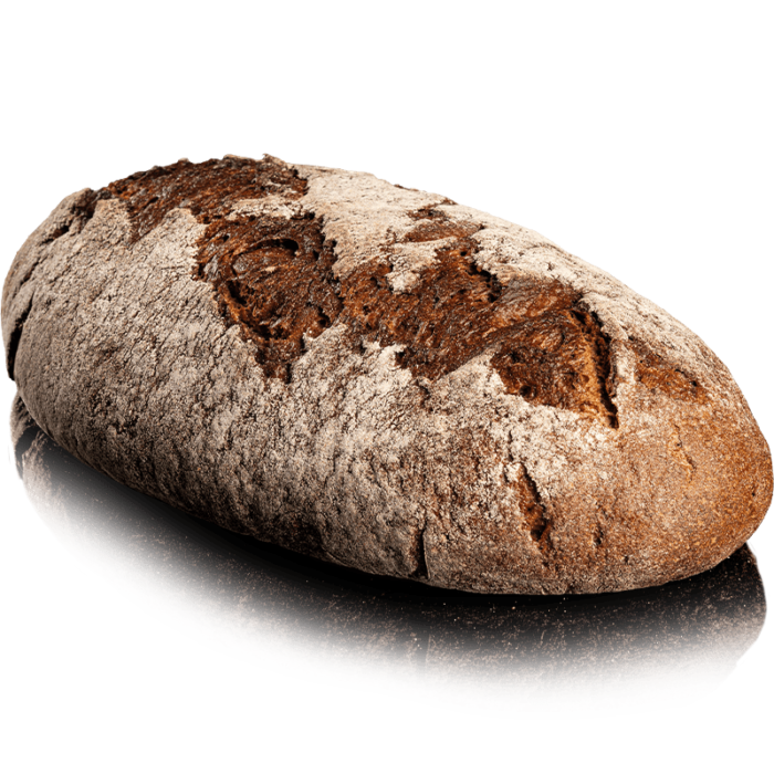 Das Holzluckenbrot von Mainz-Weitz ist ein längliches, ovales Roggenbrot. Es ist dunkel gebacken und hat eine dünne, knusprige Kruste.